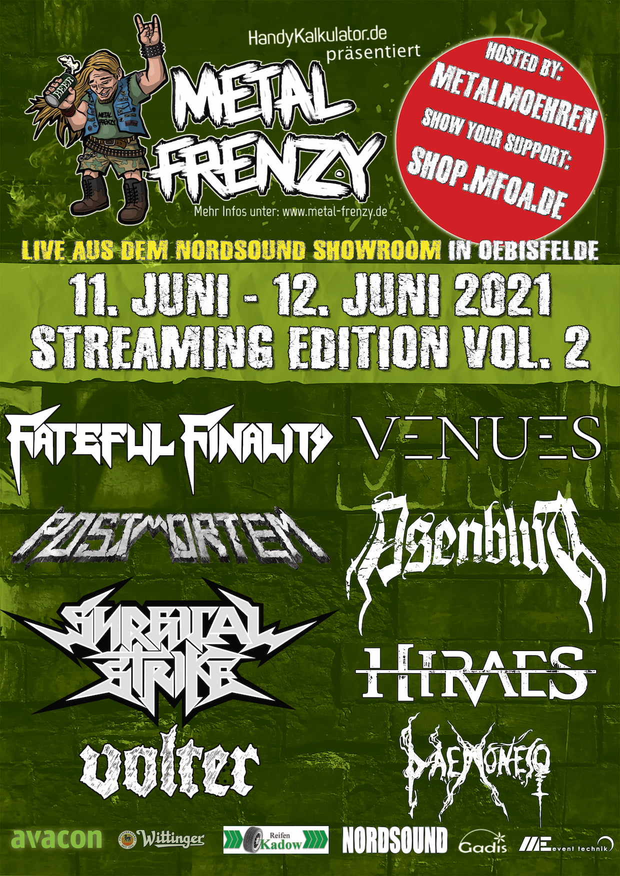 Metal Frenzy Streaming Edition 2021